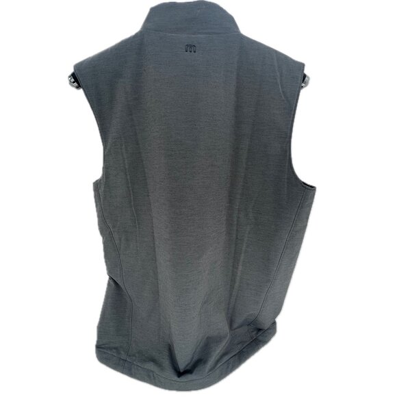 NWT  Travis Mathew full zip vest- size large - light grey - Picture 2 of 3